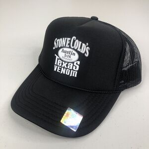 Stone Cold Steve Austin 3:16 Hat Black Texas Venom Snapback Trucker Cap WWE WWF